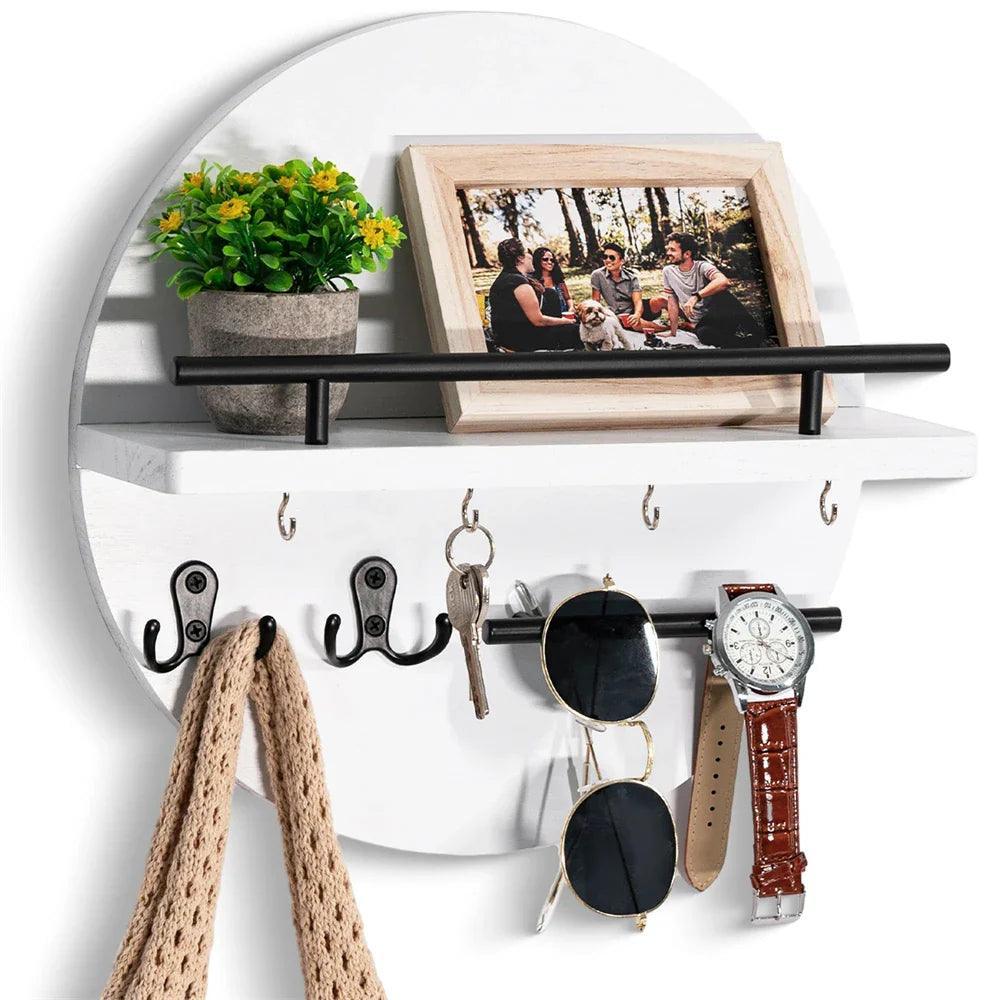 Portachiavi Rotondo in Legno | Ecologico e Stile