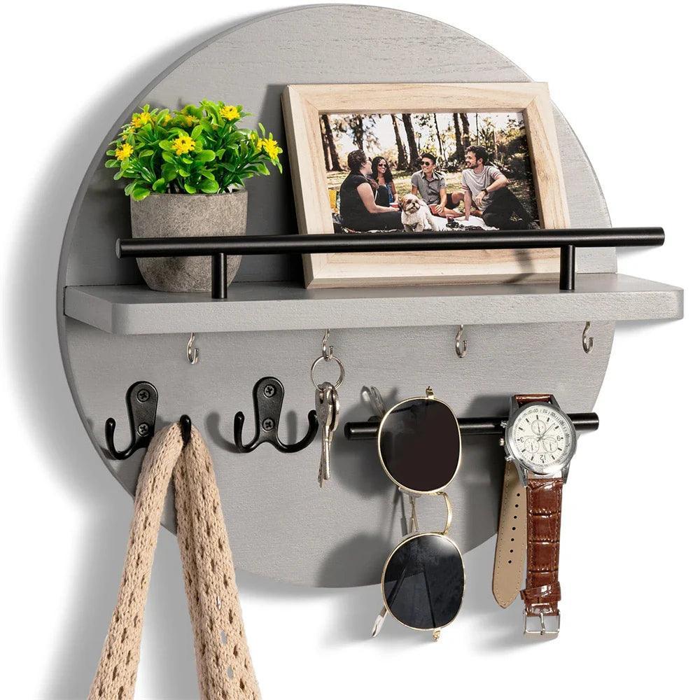 Portachiavi Rotondo in Legno | Ecologico e Stile