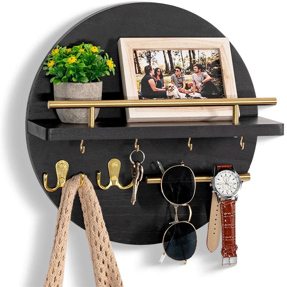 Portachiavi Rotondo in Legno | Ecologico e Stile