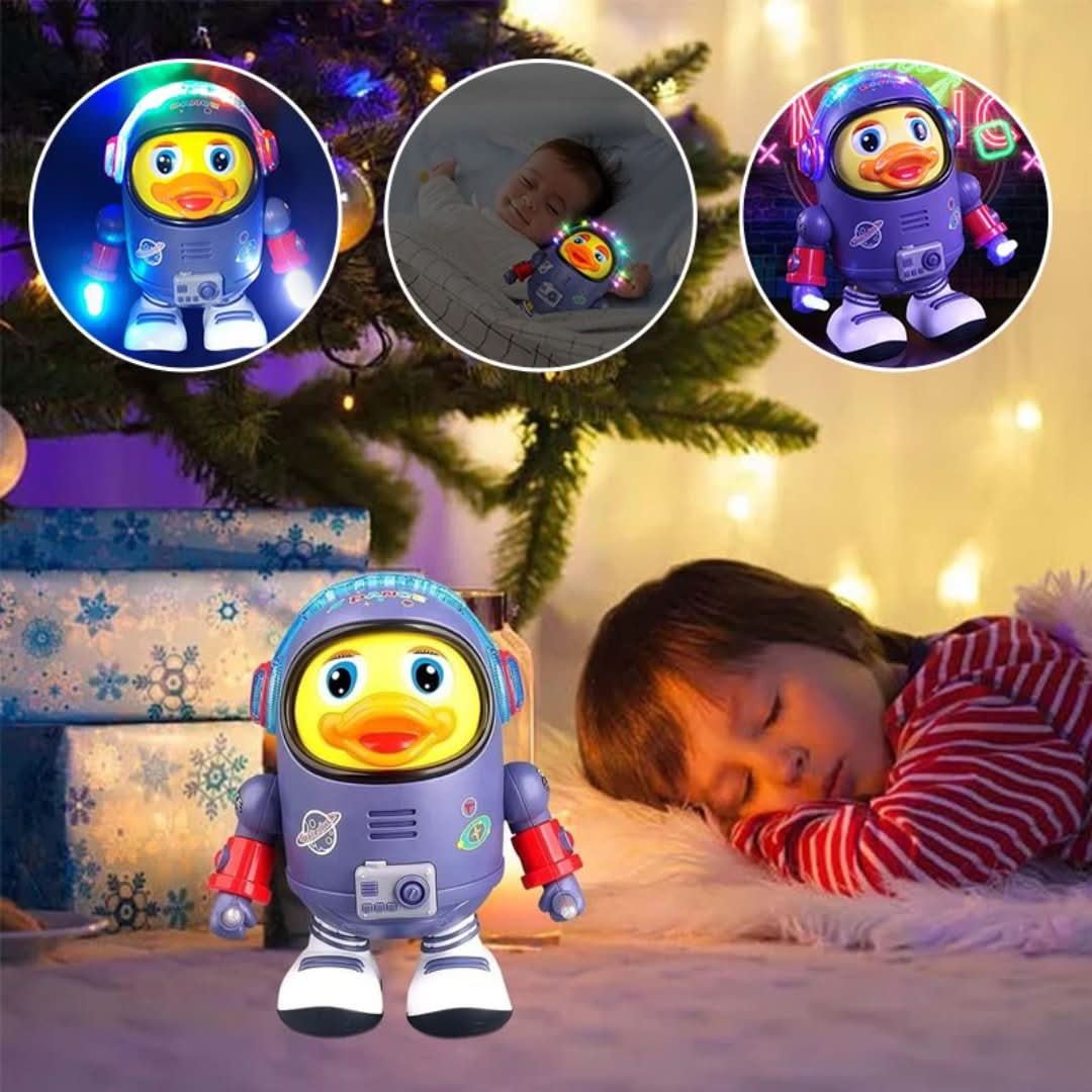 Giocattolo Interattivo Anatra Danzerina con Musica ed Effetti Luminosi per Bambini