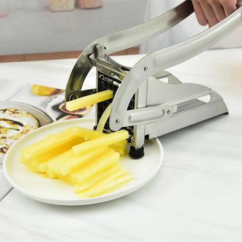 SmartFries Tagliapatate - Inox - Coltellini Intercambiabili