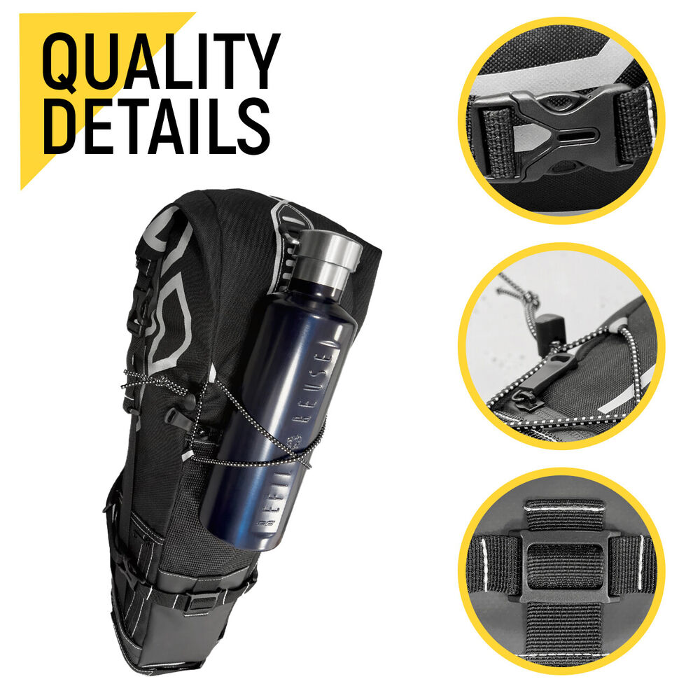 Borsa per Sella Bici Impermeabile con Grande Volume – AquaTrail