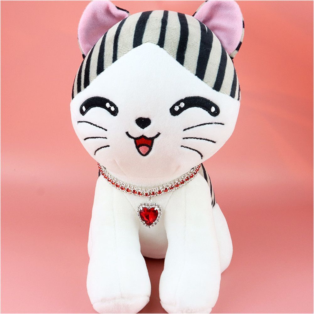 Gatto di Lusso | Collare di Cristallo di Lusso per Gatto con Pendente a Cuore in Gemma Riflettente