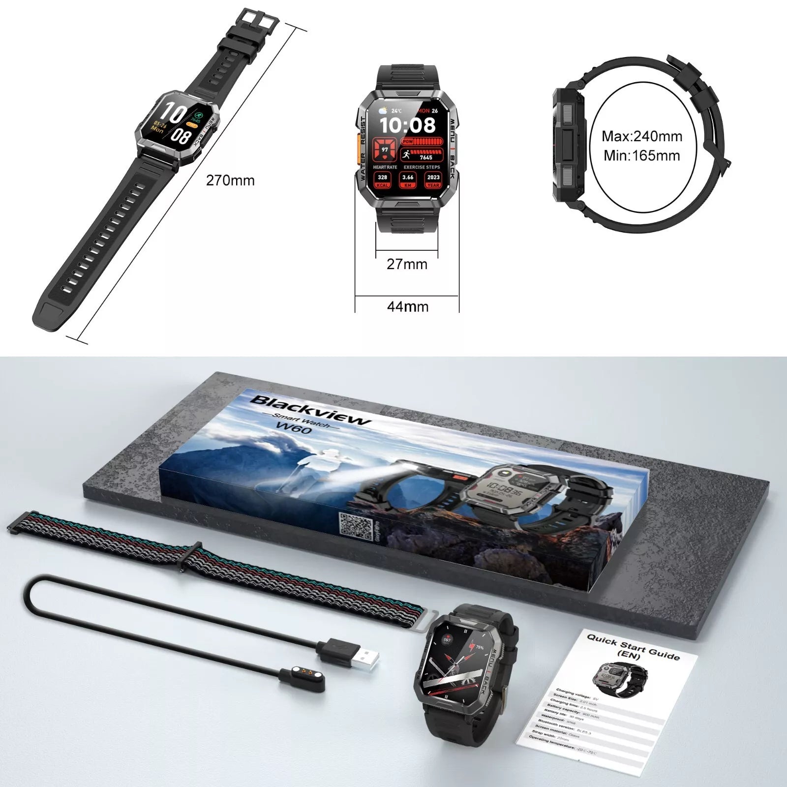 Smartwatch Robusto per Avventurieri - TrailMate