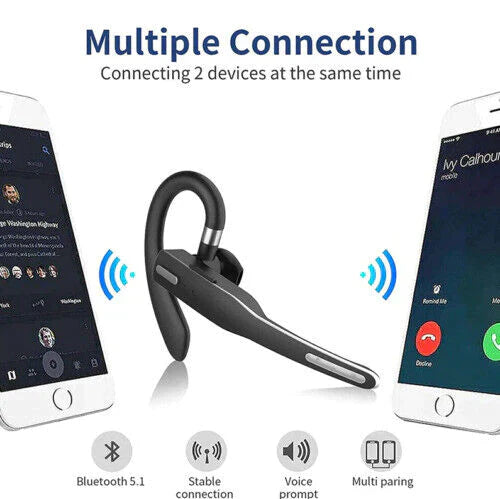 Cuffie Wireless Bluetooth 5.1 con Microfono Doppio - RoadMic Pro