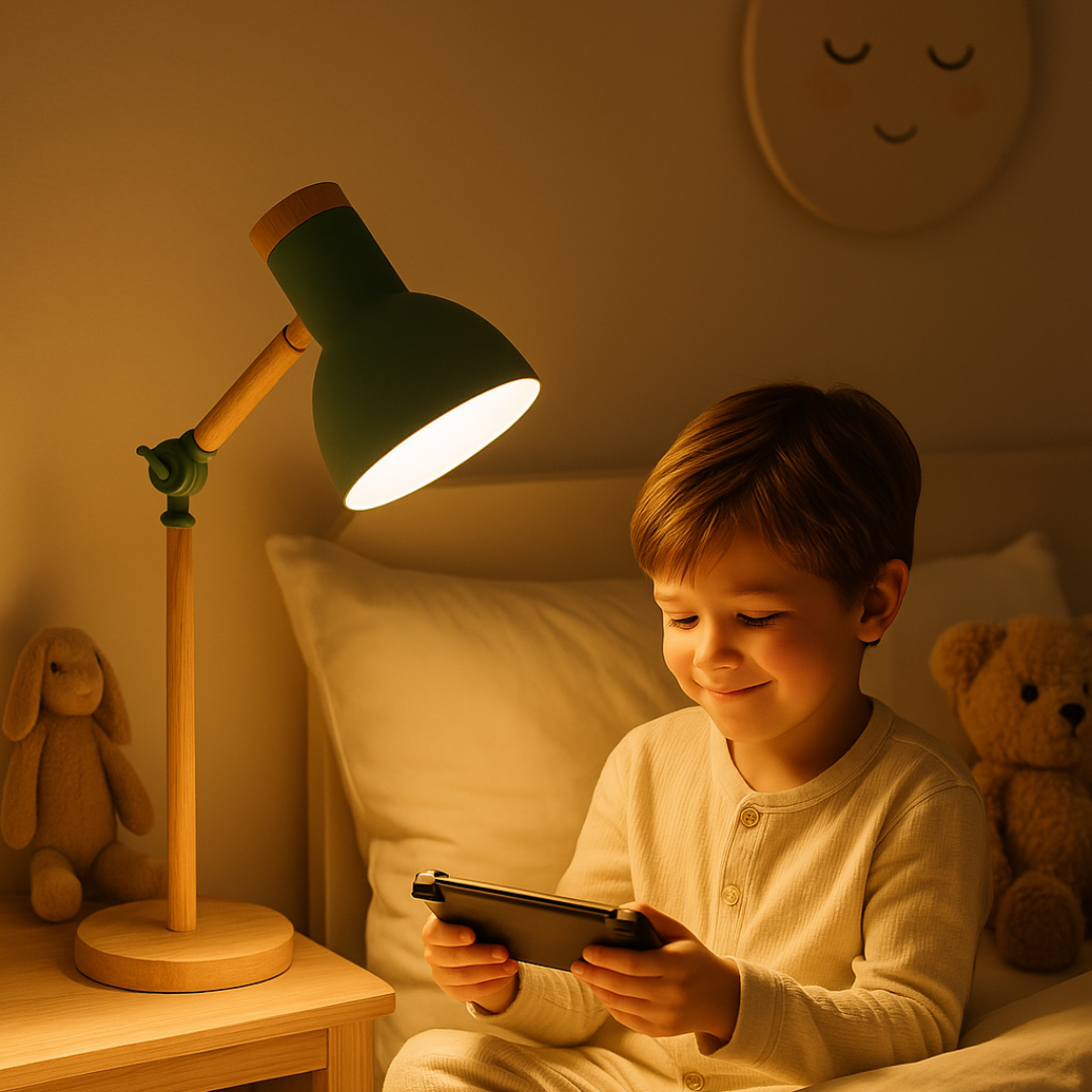 Lampada da Tavolo in Legno Scandinavo | Design Minimalista