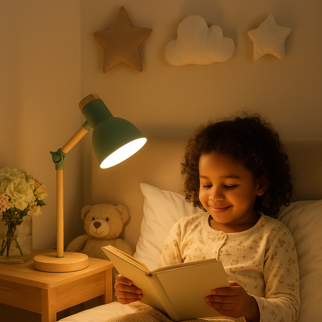 Lampada da Tavolo in Legno Scandinavo | Design Minimalista