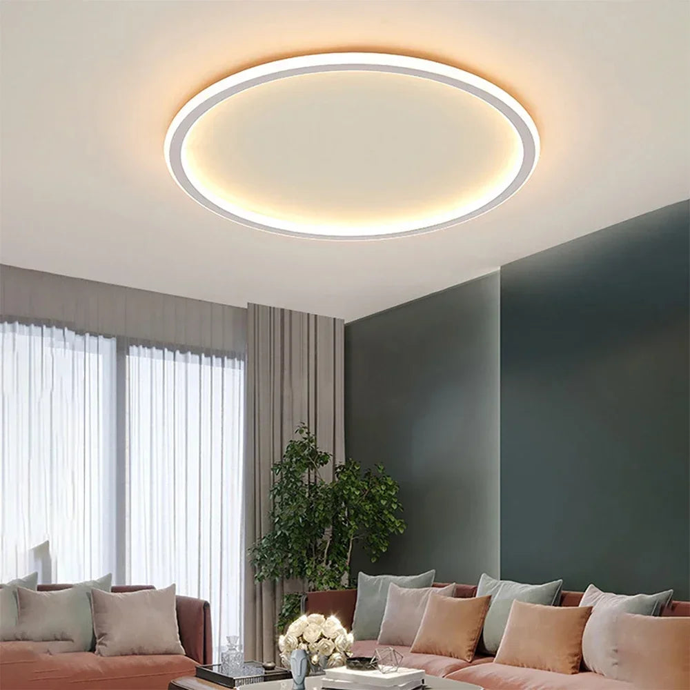 Lampada da soffitto LED rotonda scandinava - Design elegante