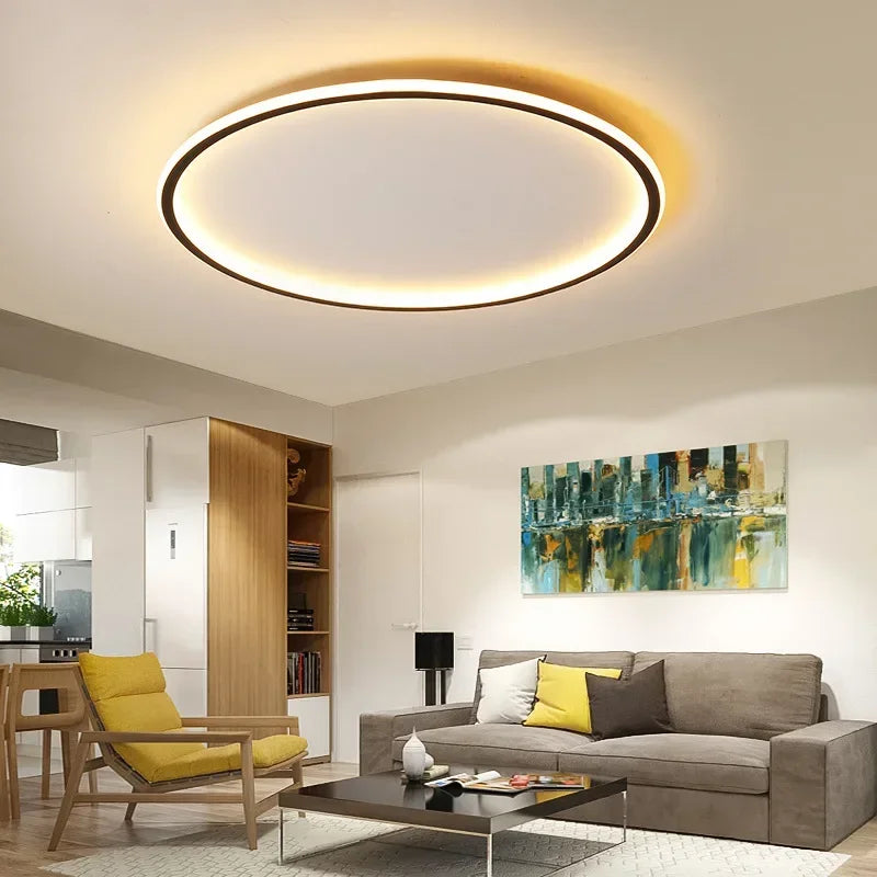 Lampada da soffitto LED rotonda scandinava - Design elegante