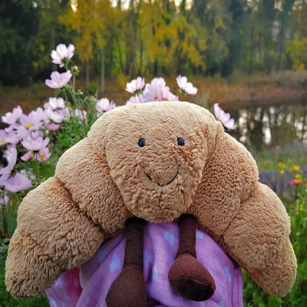 Cadeau Pop Croissant Peluche - Cuscino Pane Sorridente