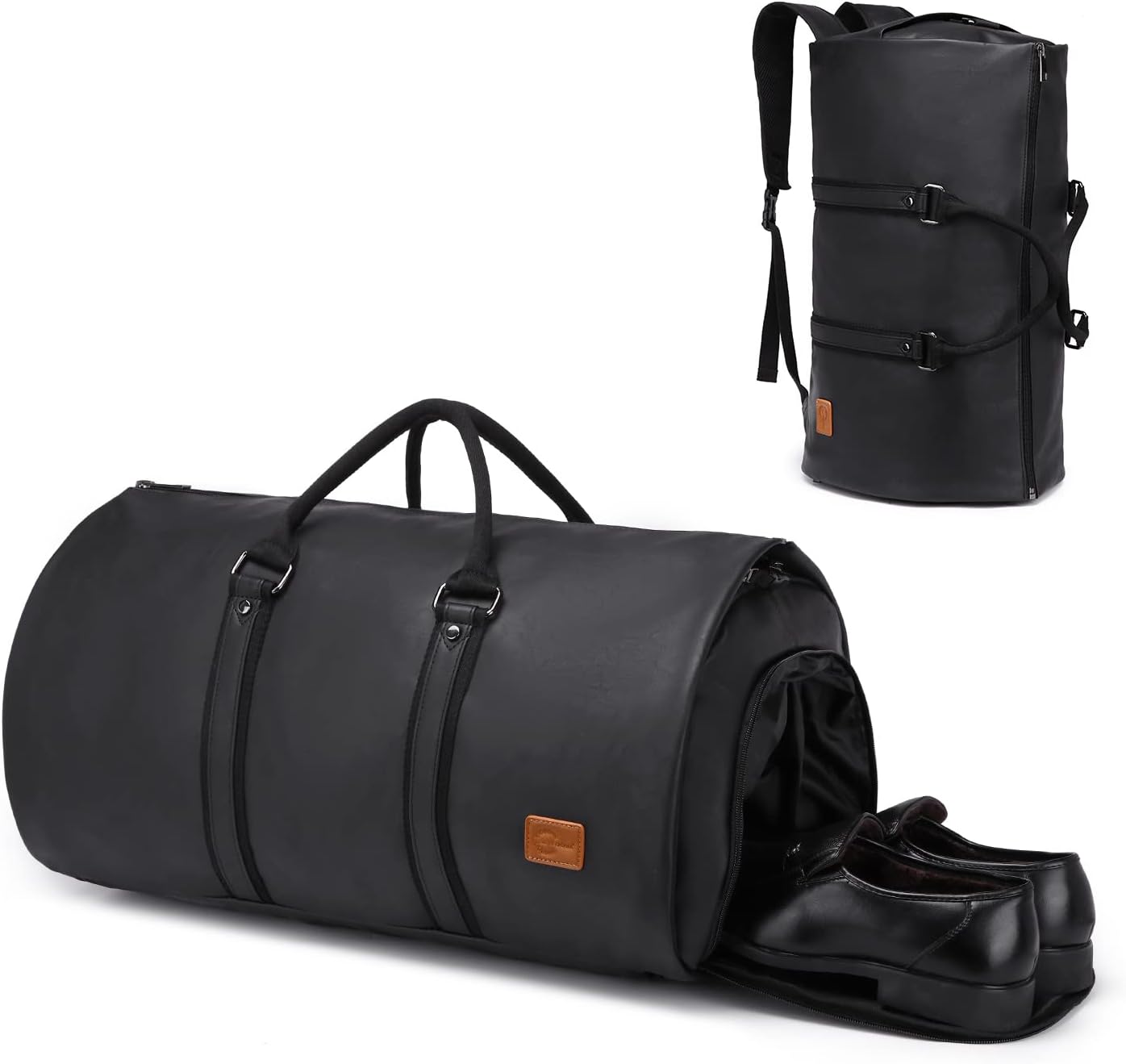 Borsa da viaggio Duffel in PU Pelle Convertibile – Borsa da Weekend da Cabina