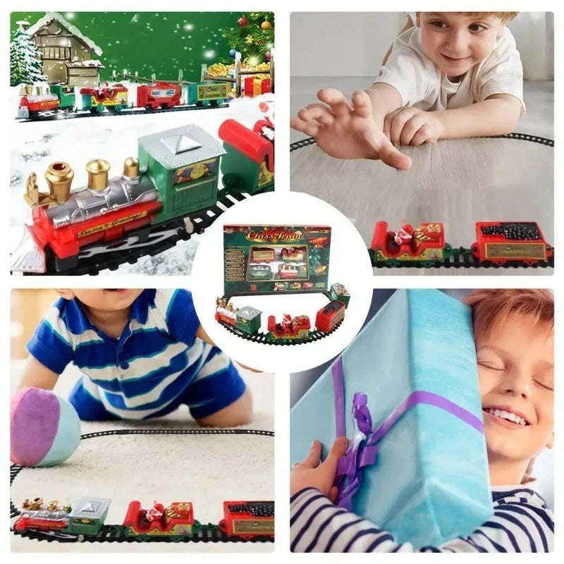 Treno Elettrico per Albero di Natale per Decorazioni Festive – FestExpress