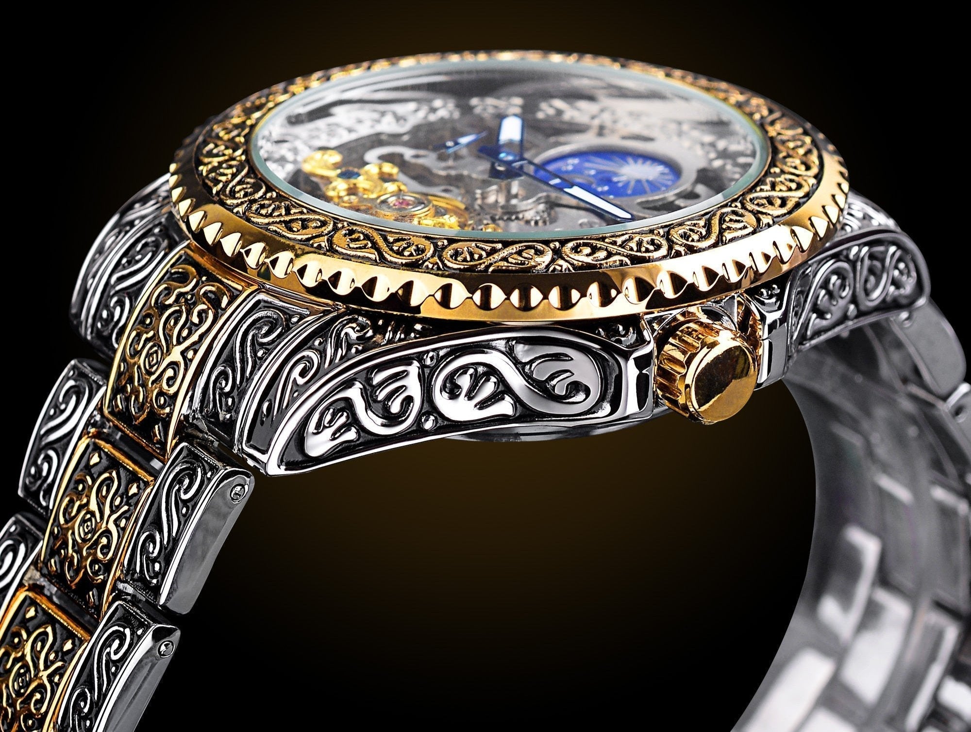 Orologio Meccanico da Uomo Skeleton – Valtor