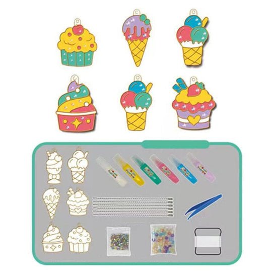 Set Creativo per Bambini – Crea Charm Scintillanti da Solo