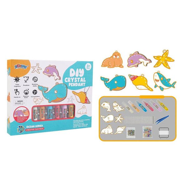 Set Creativo per Bambini – Crea Charm Scintillanti da Solo