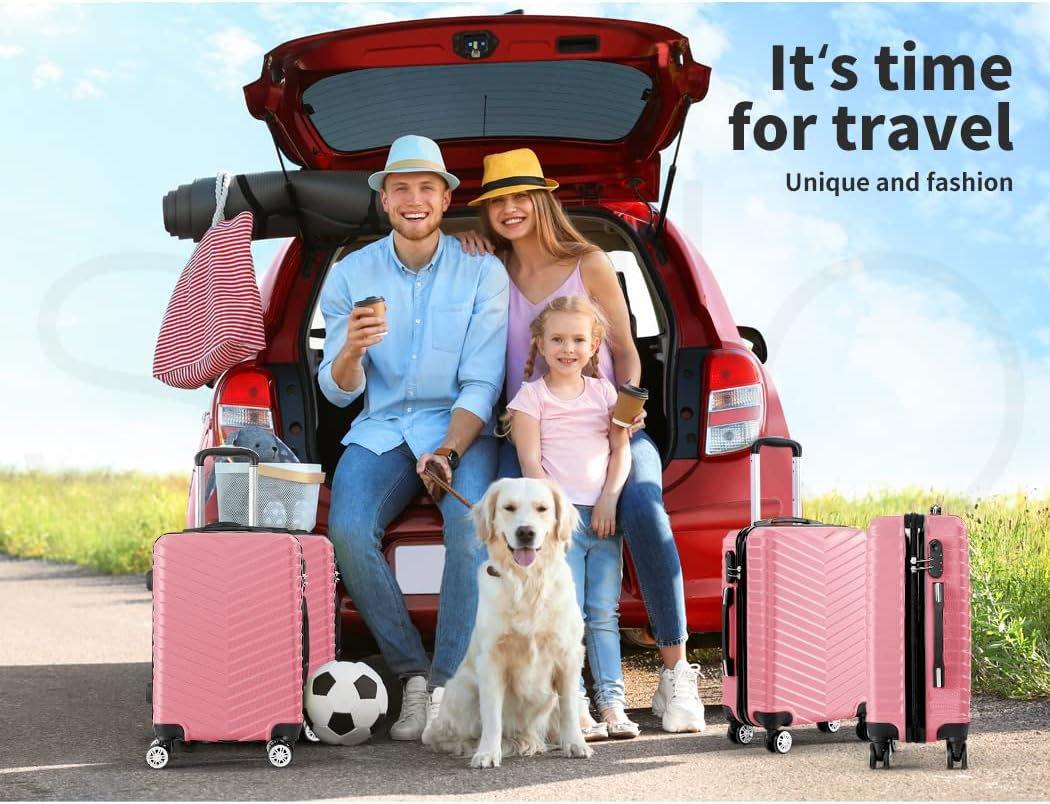 Valigia da cabina rigida da 20" con lucchetto e ruote girevoli – Rosemont