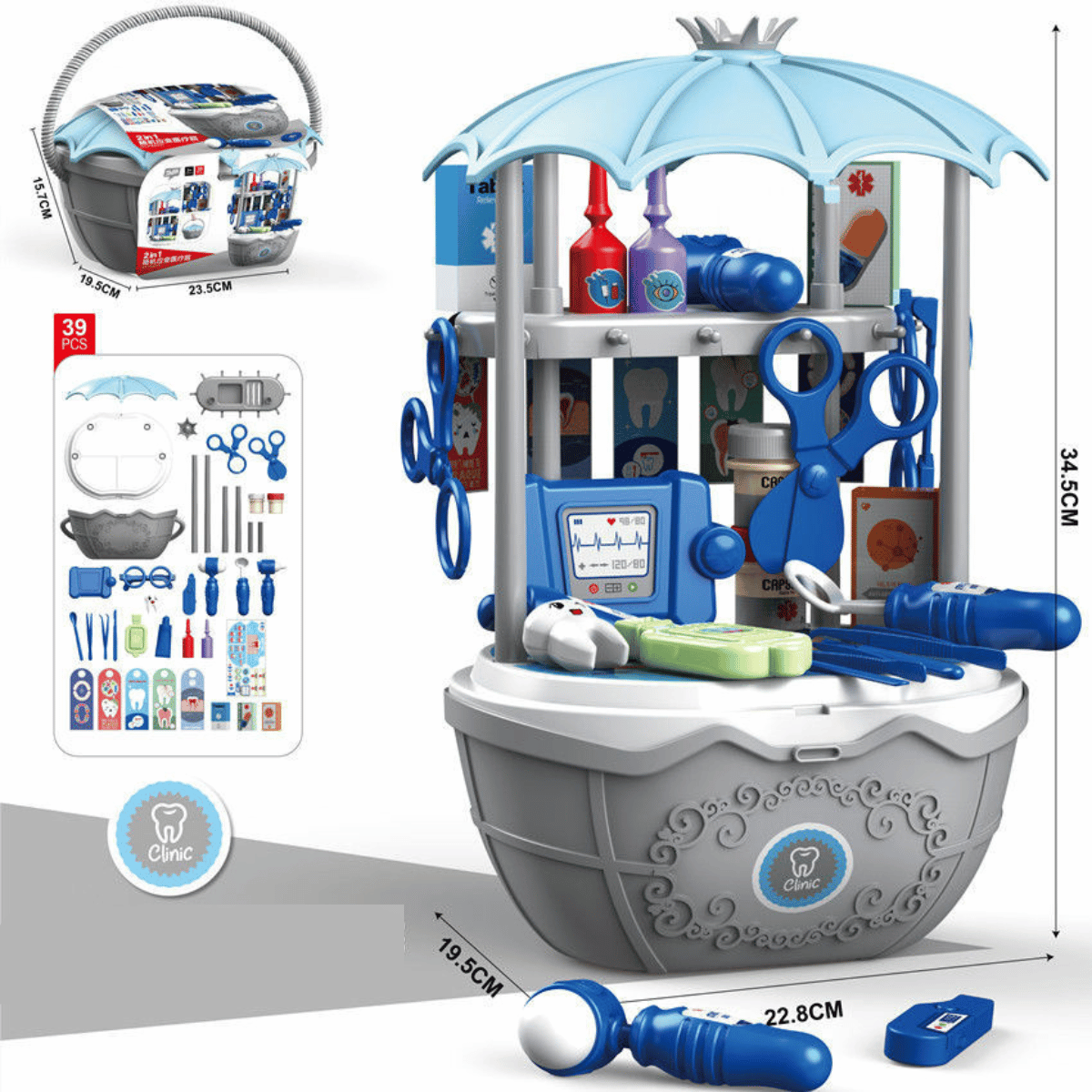 Candy Cart - Carrello dei Gelati Giocattolo con Accessori