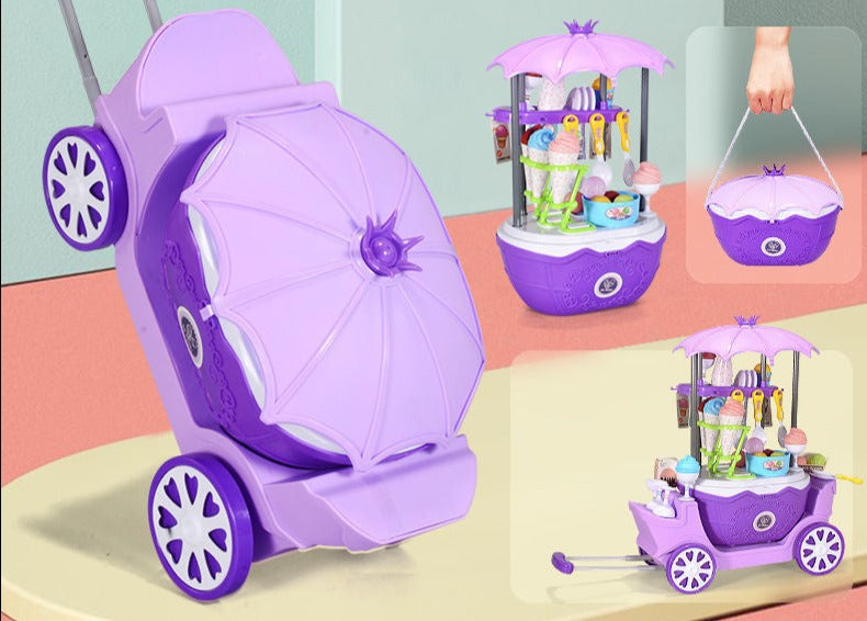 Candy Cart - Carrello dei Gelati Giocattolo con Accessori
