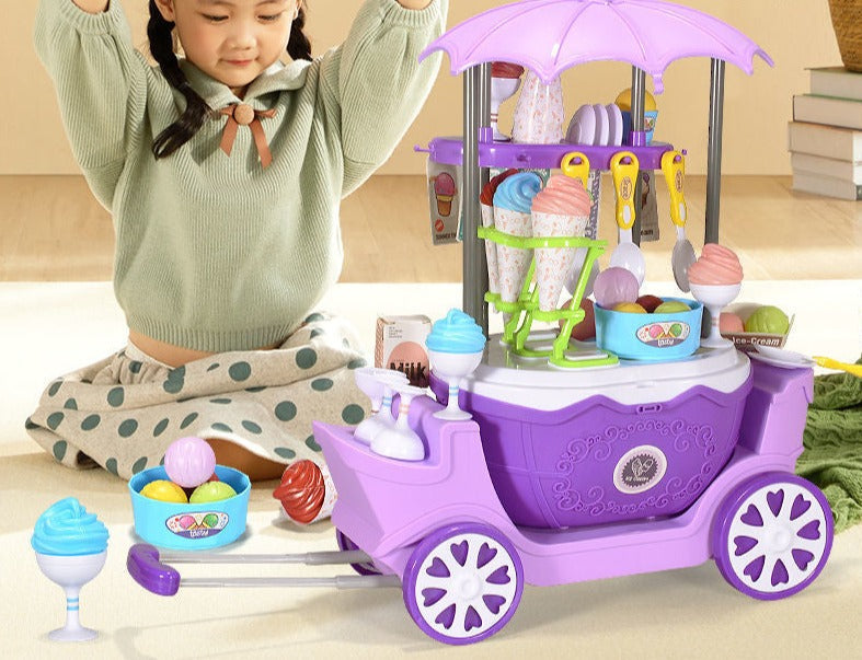 Candy Cart - Carrello dei Gelati Giocattolo con Accessori