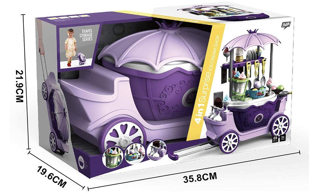 Candy Cart - Carrello dei Gelati Giocattolo con Accessori