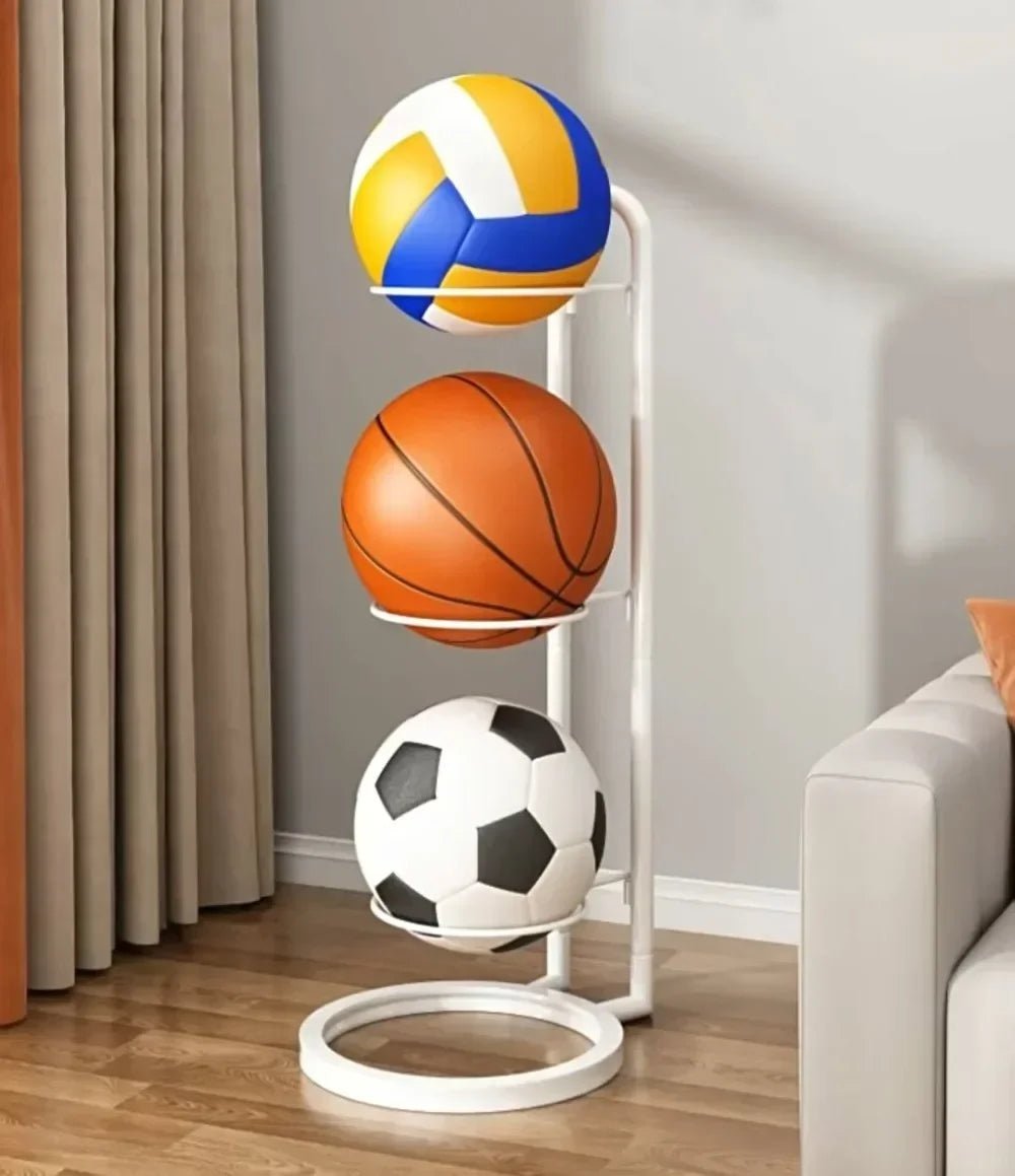 Supporto Compatto per Palloni Sportivi e Accessori – BallRack Pro