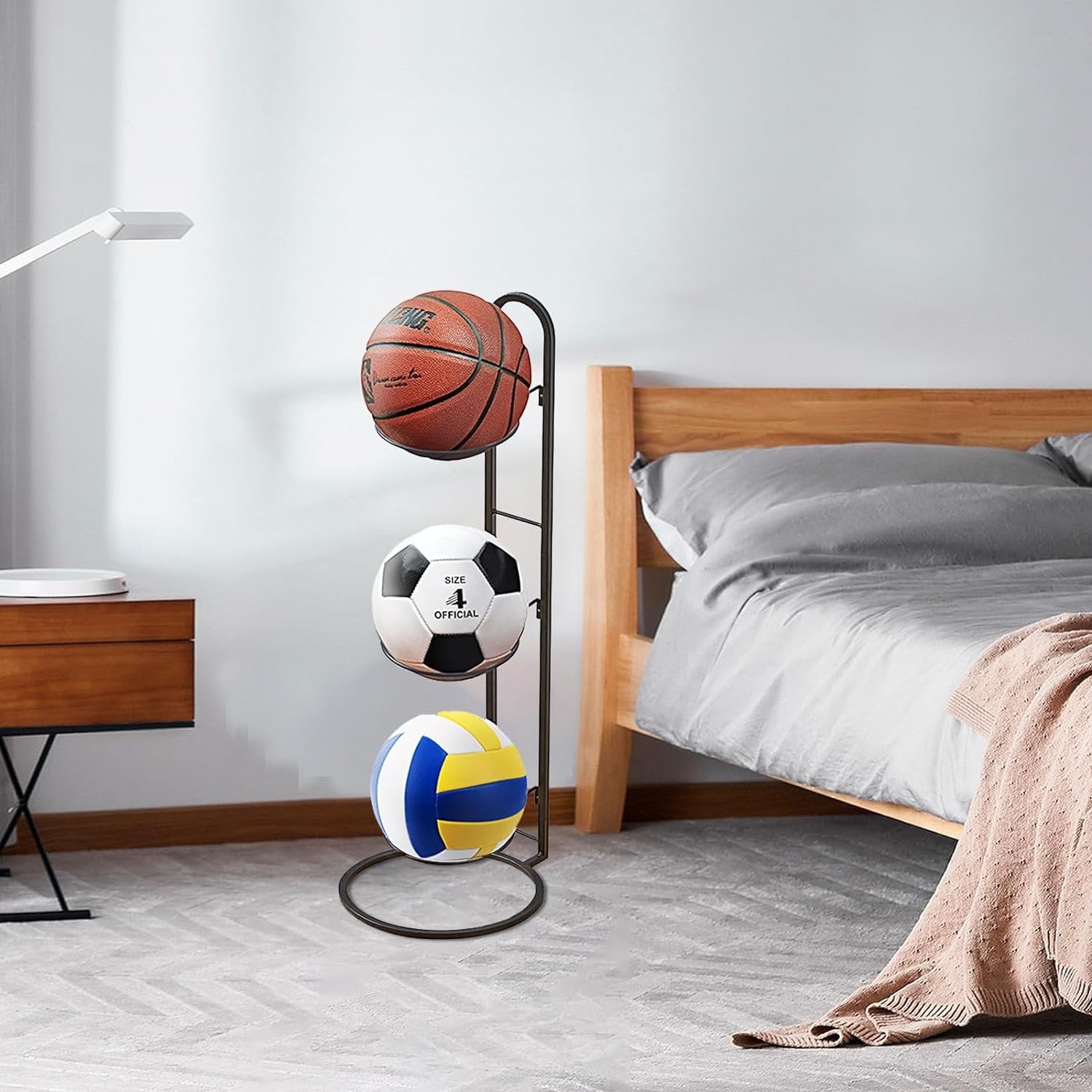 Supporto Compatto per Palloni Sportivi e Accessori – BallRack Pro