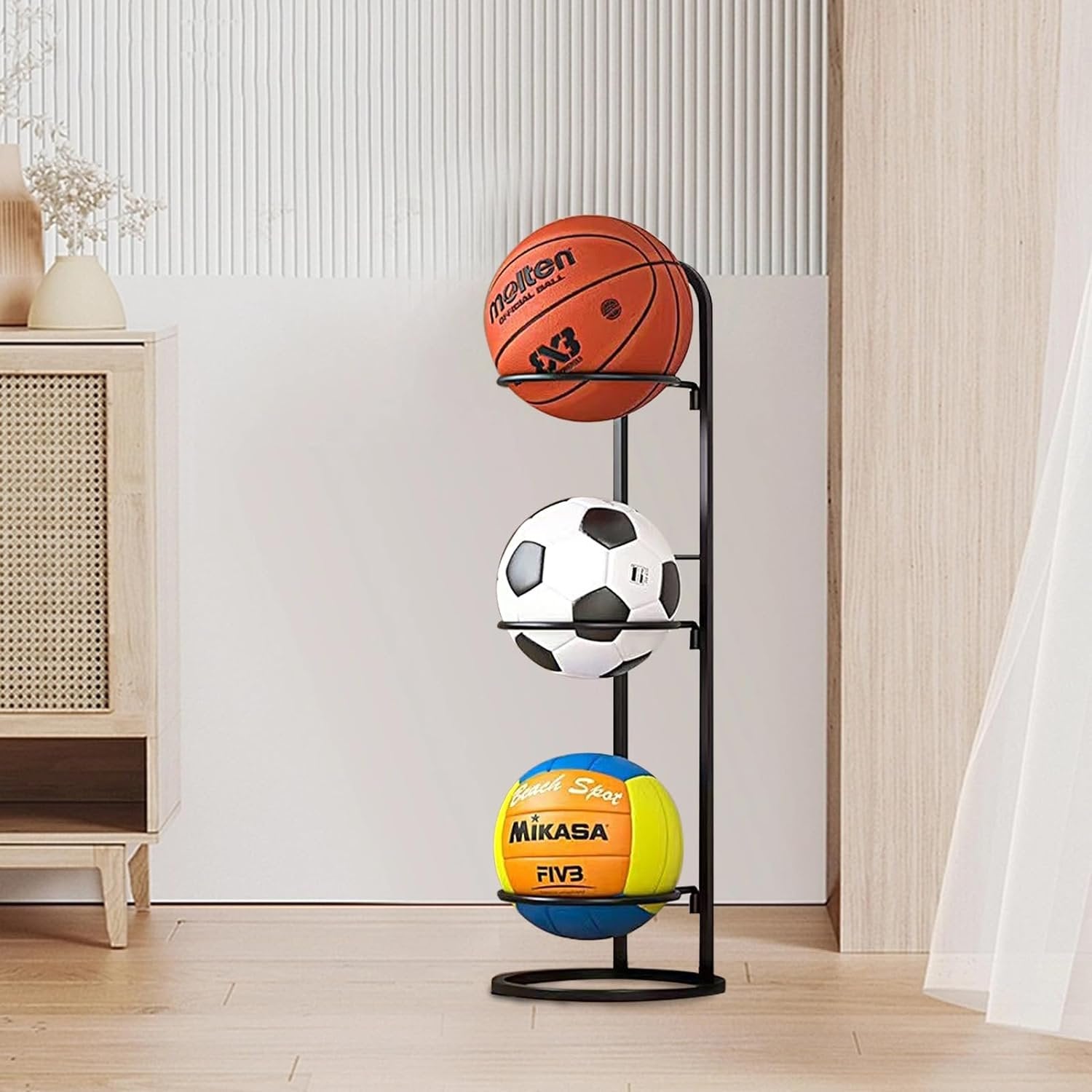 Supporto Compatto per Palloni Sportivi e Accessori – BallRack Pro