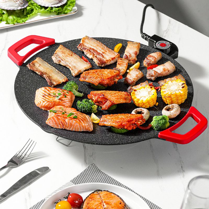 PrimeGrill Smart Grill Senza Fumi | Grill Elettrico Compatto con Impostazioni di Calore Regolabili e Facile Pulizia