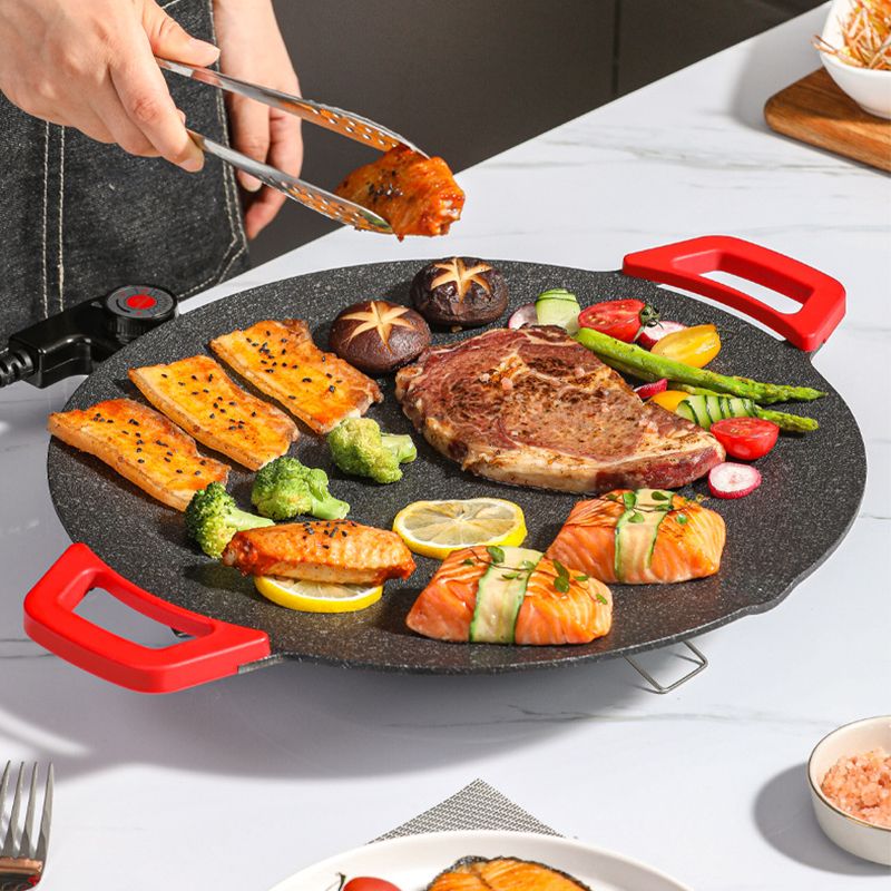 PrimeGrill Smart Grill Senza Fumi | Grill Elettrico Compatto con Impostazioni di Calore Regolabili e Facile Pulizia