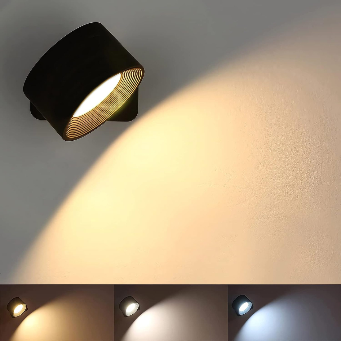 Lampada da Parete LED Ricaricabile Wireless 360°
