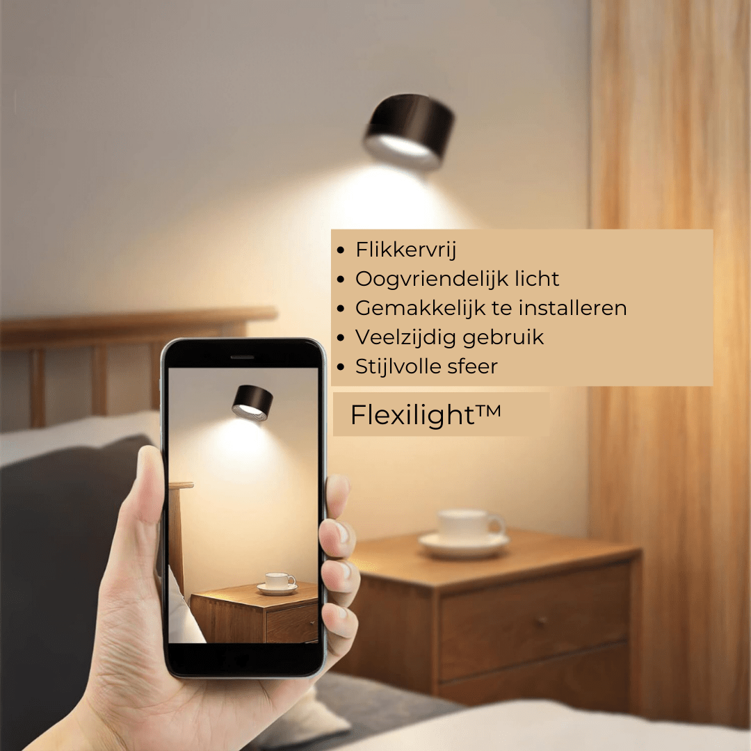 Lampada da Parete LED Ricaricabile Wireless 360°
