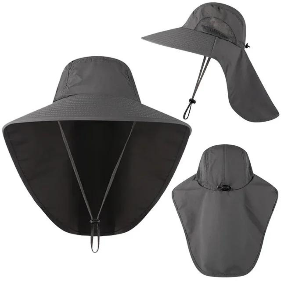 Cappello da Sole con Protezione UV per Donne con Rete e Corda – Freja