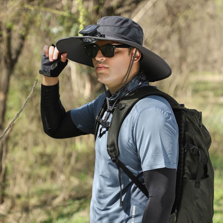 Cappello Energico Solare con Ventola e Protezione UV - SolarCool™ VentiHat