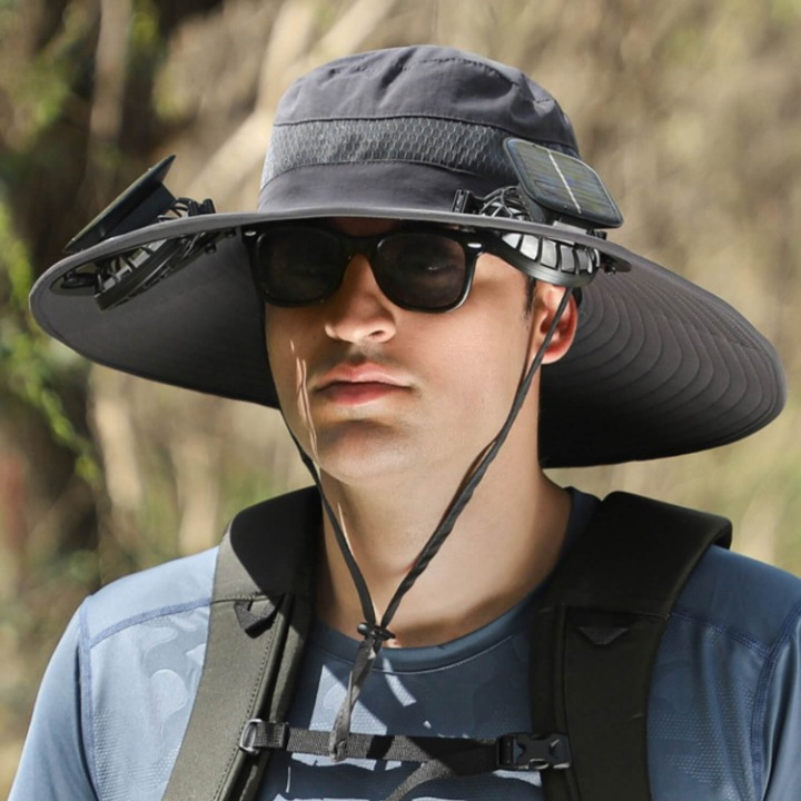 Cappello Energico Solare con Ventola e Protezione UV - SolarCool™ VentiHat