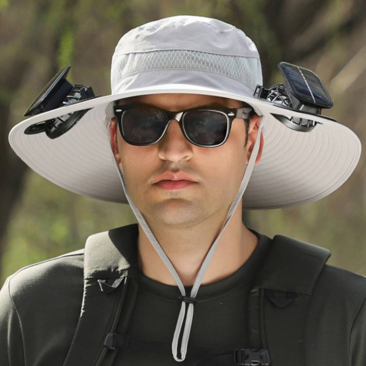 Cappello Energico Solare con Ventola e Protezione UV - SolarCool™ VentiHat