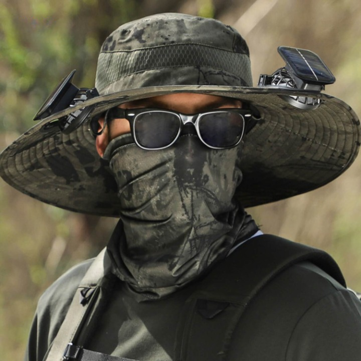 Cappello Energico Solare con Ventola e Protezione UV - SolarCool™ VentiHat