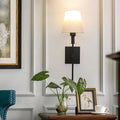 Applique sans fil classique avec abat-jour – lampe élégante pour salon et chambre à coucher (2 pièces)