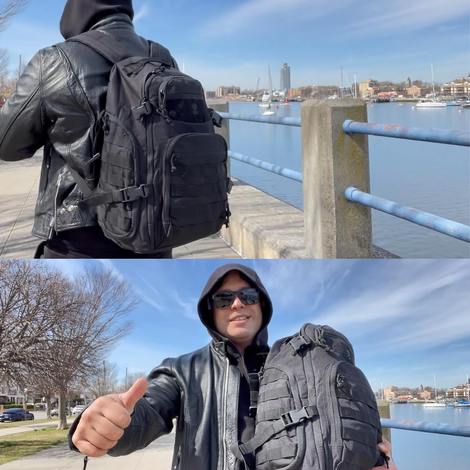 Zaino Tattico Outdoor da 35L con Sistema Molle e Scomparto per Laptop