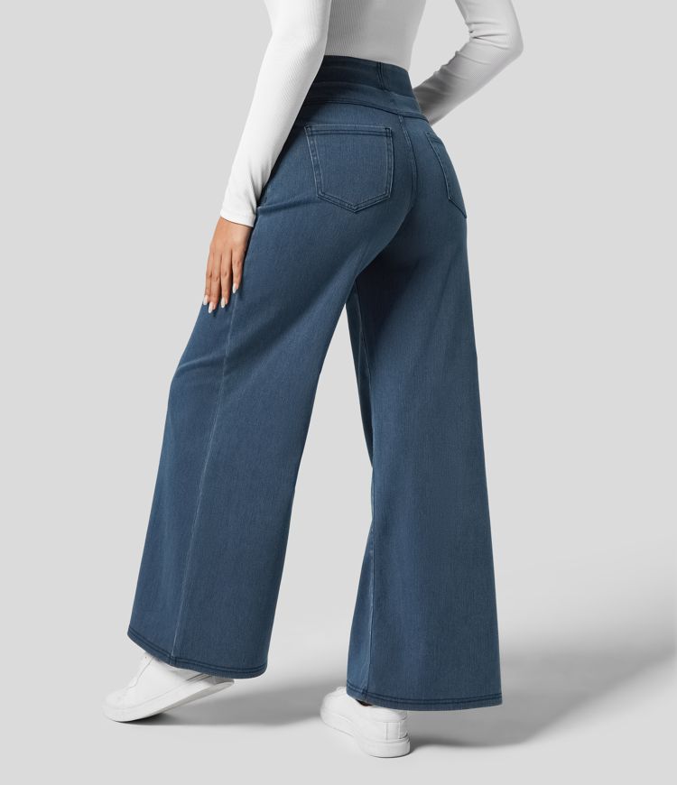 Pantaloni a Vita Alta - Stretch & Comfort per Tutta la Giornata