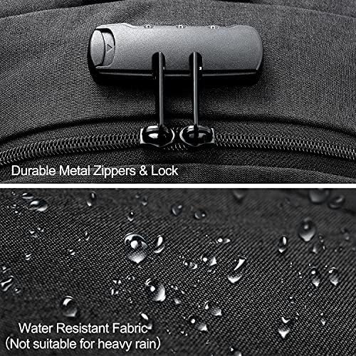 Zaino Extra Large Antifurto per Laptop e Viaggi con Porta USB – 30–50L