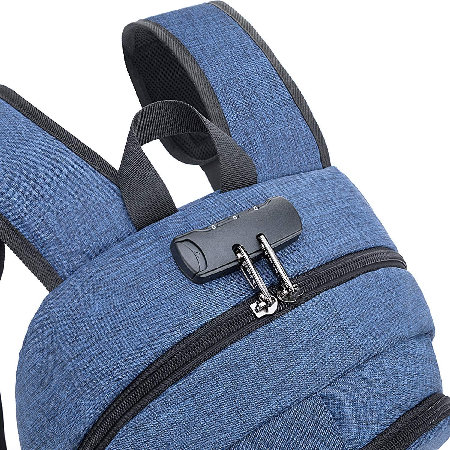 Zaino Extra Large Antifurto per Laptop e Viaggi con Porta USB – 30–50L