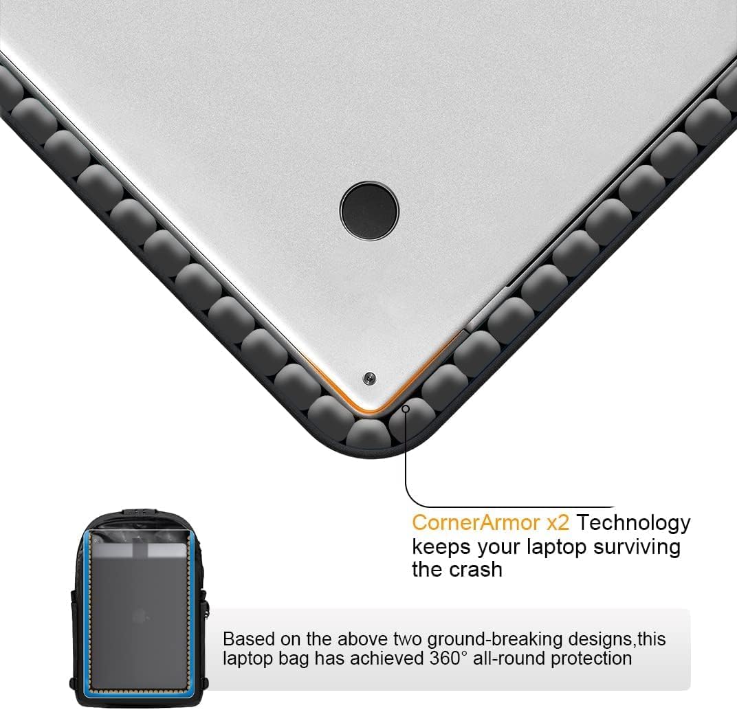 Zaino Extra Large Antifurto per Laptop e Viaggi con Porta USB – 30–50L