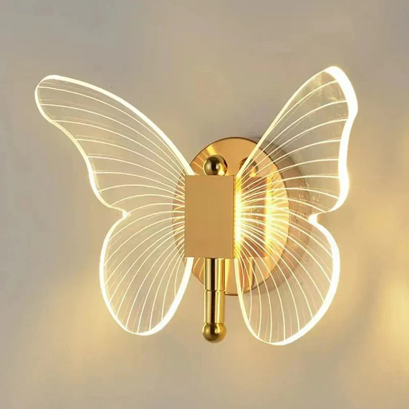 Lampada da Parete a Farfalla RadiantCharm | Lampada LED Durevole e a Risparmio Energetico