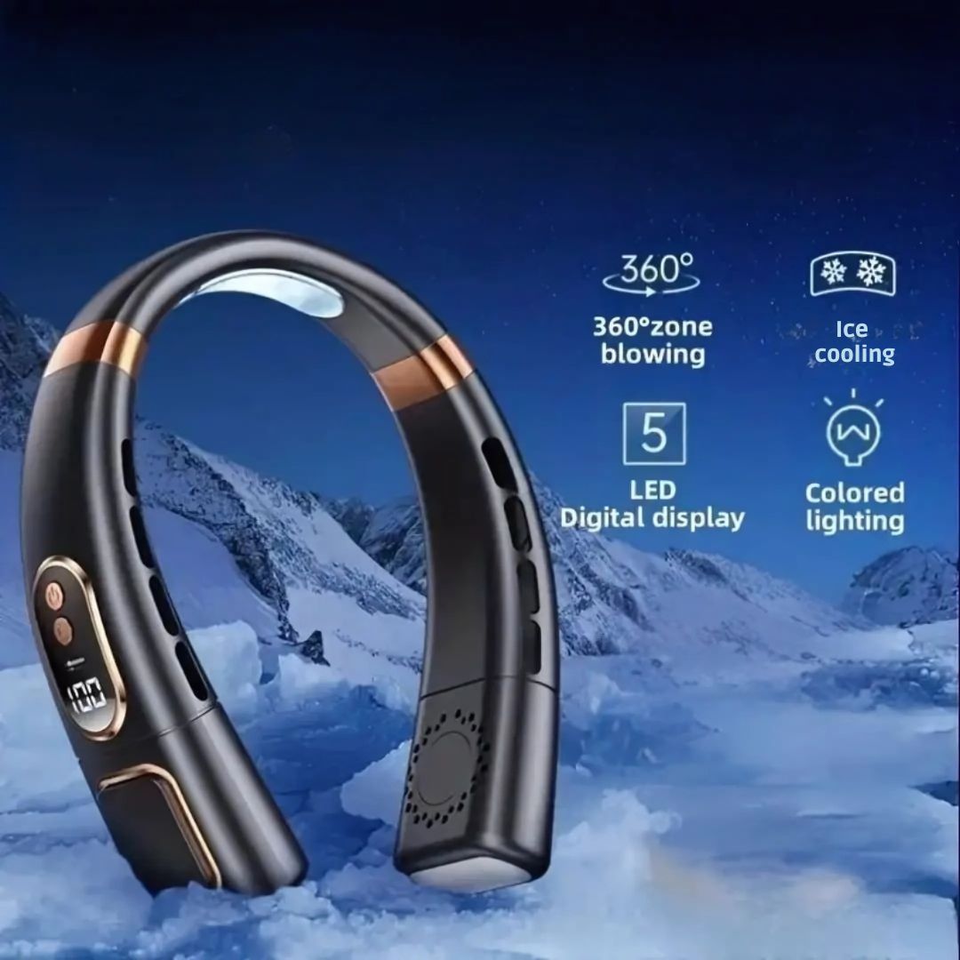 Froza – Ventilatore Digitale per Collo a 360°