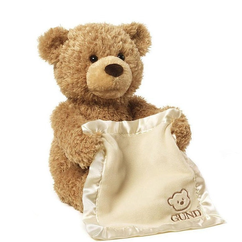 Orso di Peluche Interattivo con Funzione di Gioco del Nascondino – Parla e Muove le Braccia – Circa 30 cm