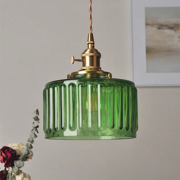 Ottilia Elegantie Lampada a Sospensione - Vetro Vintage Regolabile Chic