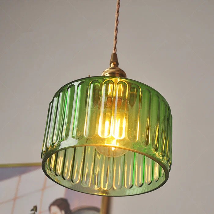 Ottilia Elegantie Lampada a Sospensione - Vetro Vintage Regolabile Chic