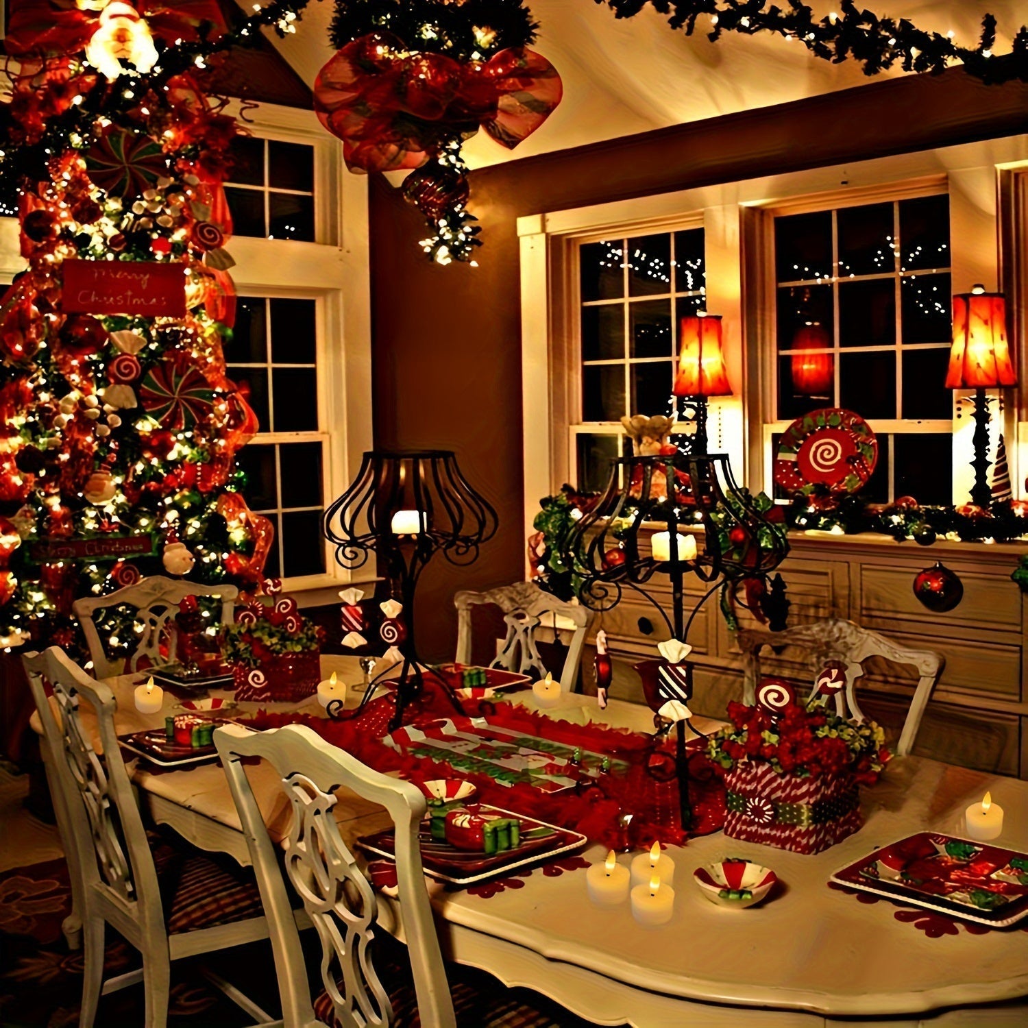 Set di Candele Senza Fiamma - Telecomando & Timer Dimmerabile