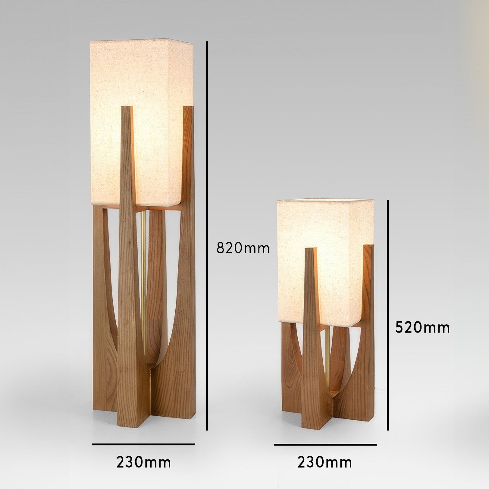 Lampada da Terra in Noce | Minimalista e Accogliente