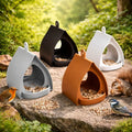 Hanging Bird Feeding Station | Outdoor Bird Food Dispenser | Food Wreath